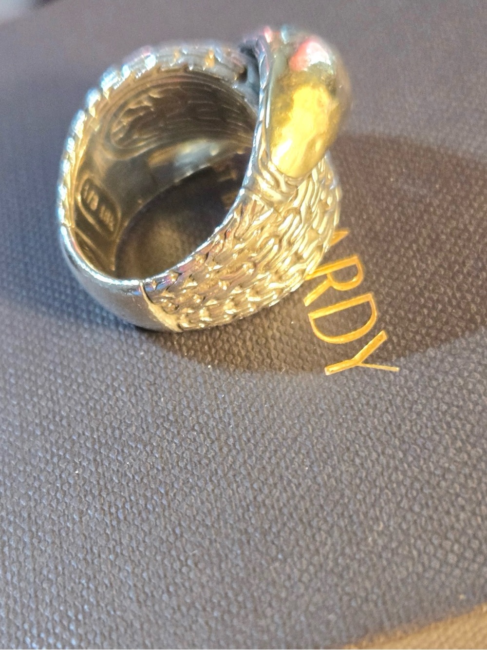 JOHN HARDY CLASSIC CHAIN CROSSOVER RING - Picture 10 of 11